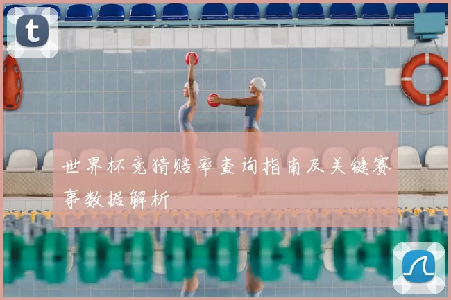 世界杯竞猜赔率查询指南及关键赛事数据解析